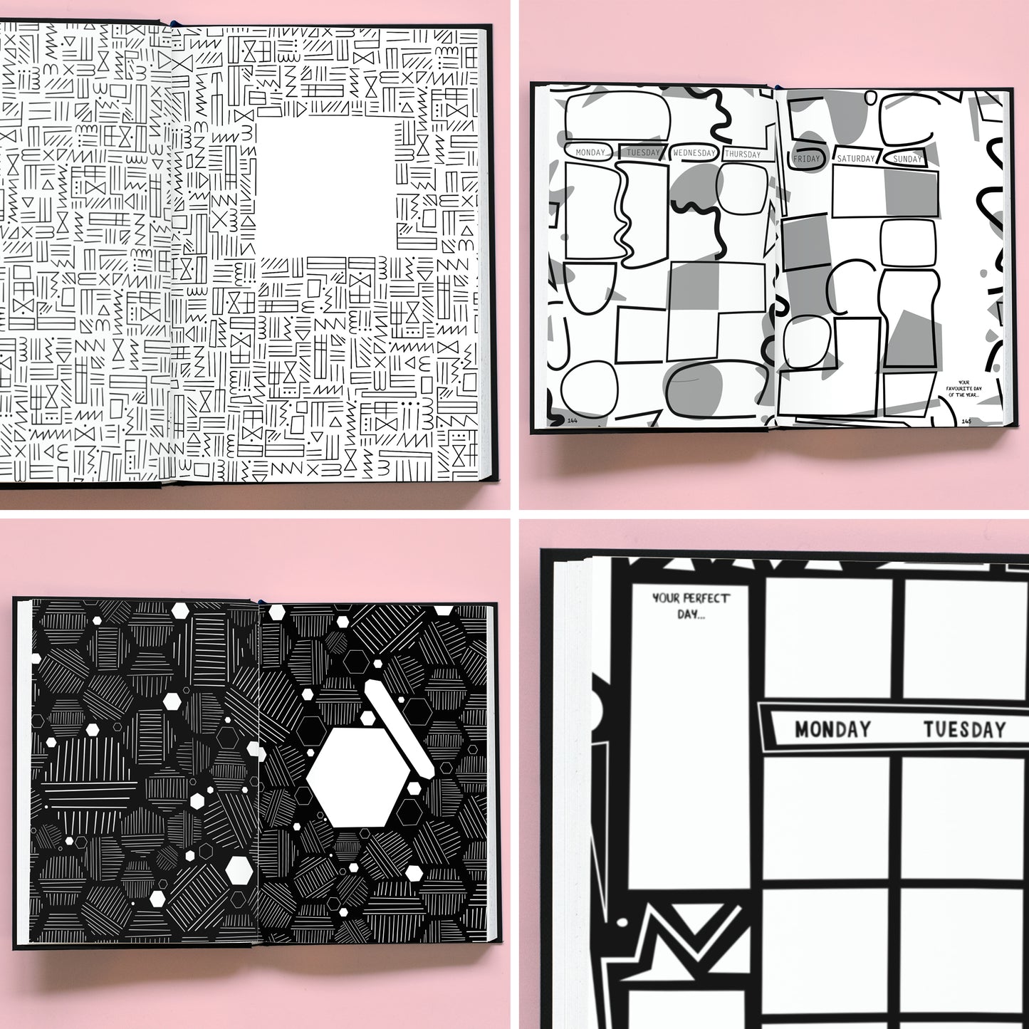 GRAPHIC MONTHLY BULLET JOURNAL
